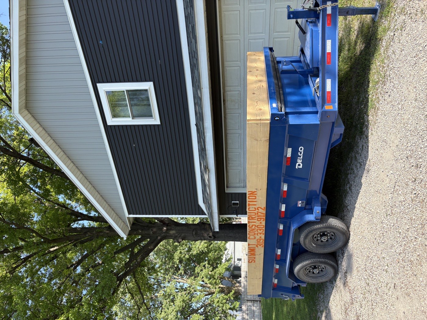 Summit Construction roofing project
