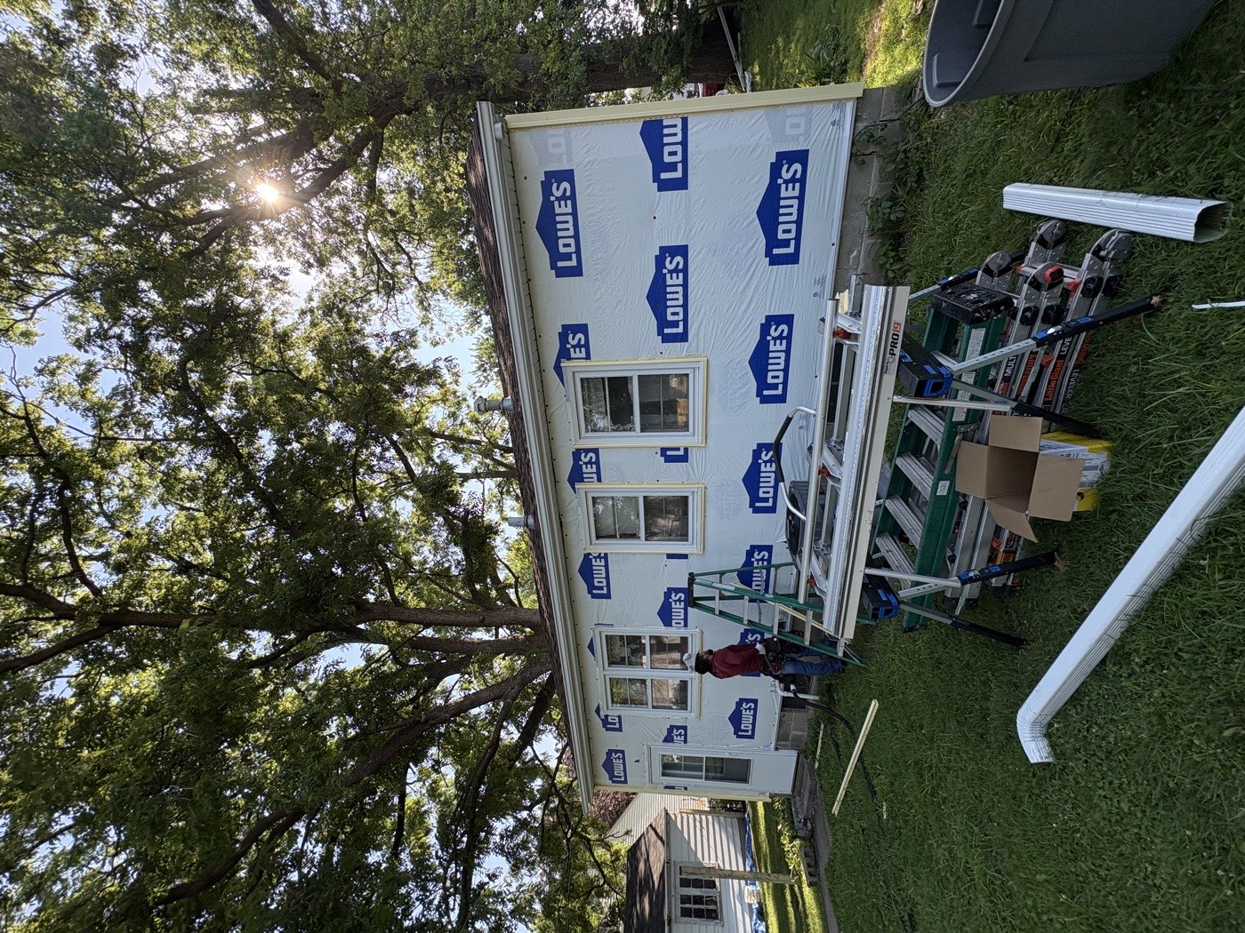 Summit Construction roofing project