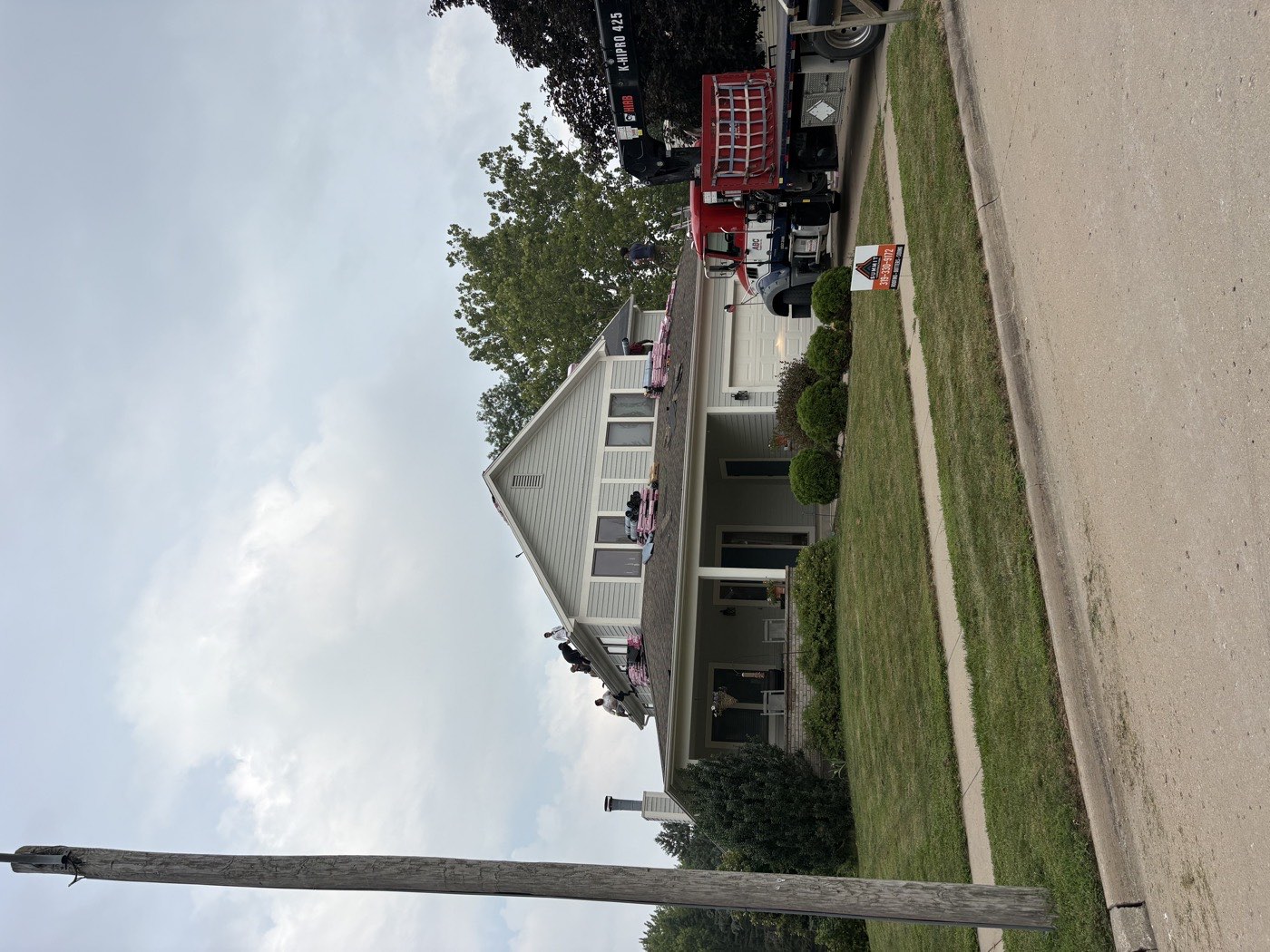 Summit Construction roofing project