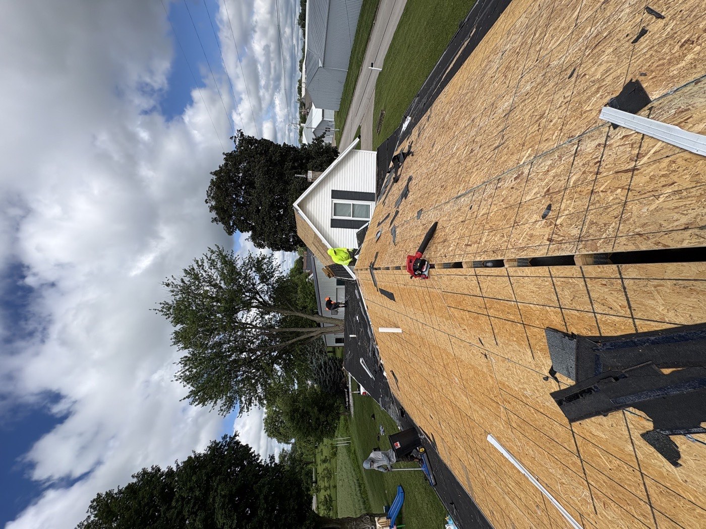 Summit Construction roofing project in the Iowa City area