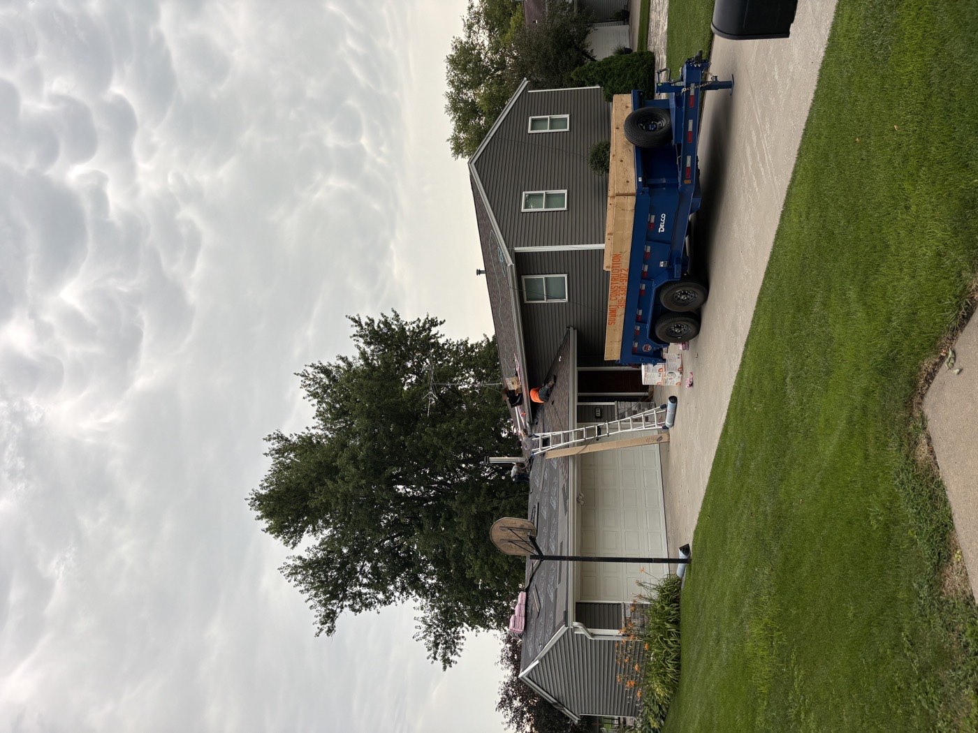 Summit Construction roofing project in the Iowa City area